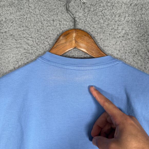 Psycho Bunny Chester Embroidered Graphic Blue T Shirt Men’s Size 6 - Picture 7 of 11